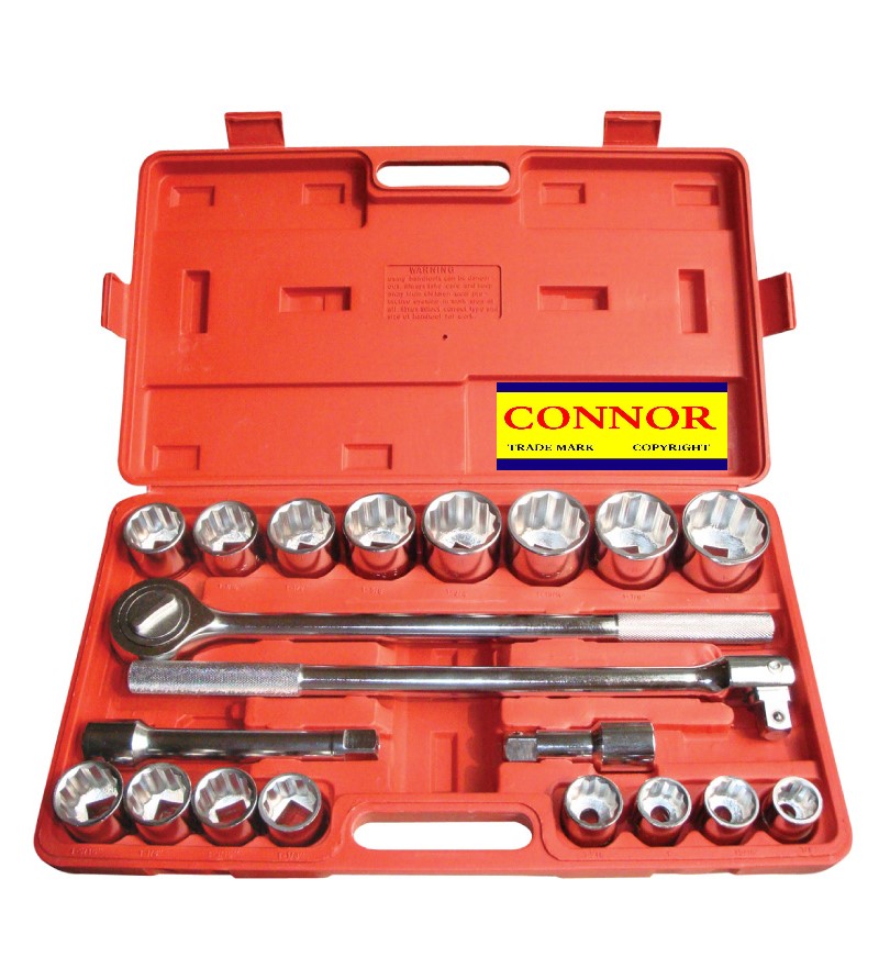 TUBOS X 21 PZAS.  ENCASTRE 3/4" - CAJA PLÁSTICA - "CONNOR"