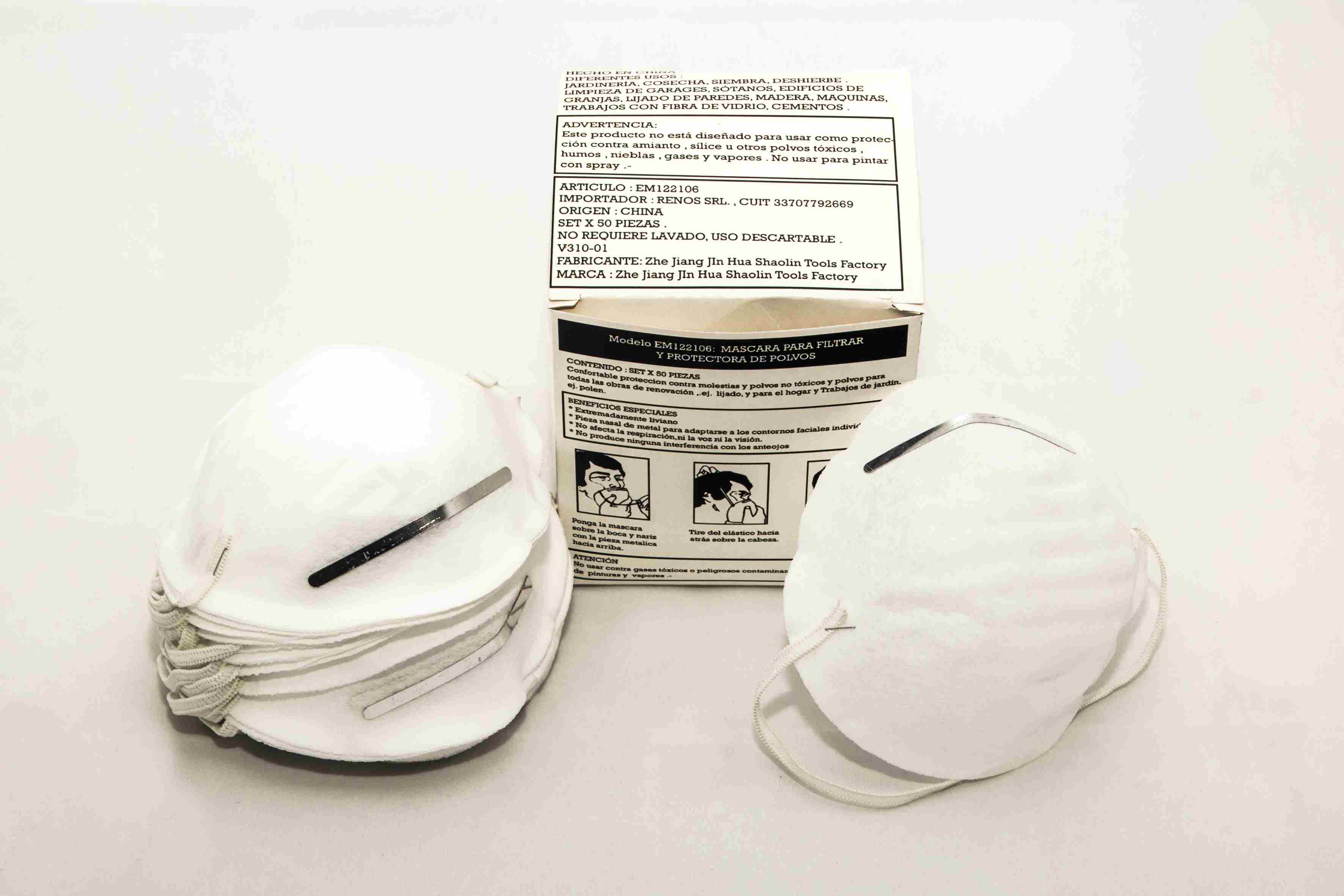 BARBIJOS PARA POLVO SET X 50 PIEZAS  EN CAJA IMPRESA -   "CONNOR"           