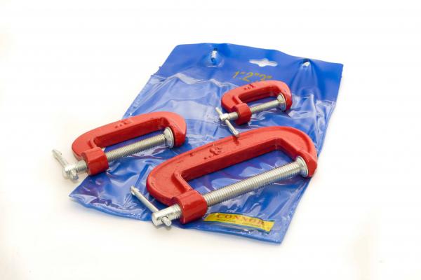PRENSA G X 3 PZAS. EN BOLSA 1" 2" 3"