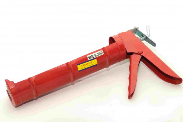 PISTOLA PARA SILICONAS (FASTIX) ROJA - SUPER REFORZADA - "CONNOR" 