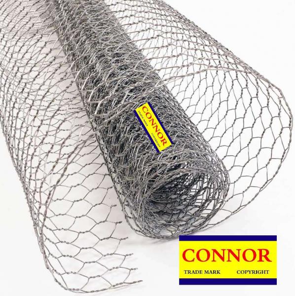 TEJIDO GALVANIZADO HEXAGONAL (PAJARERO) "CONNOR"